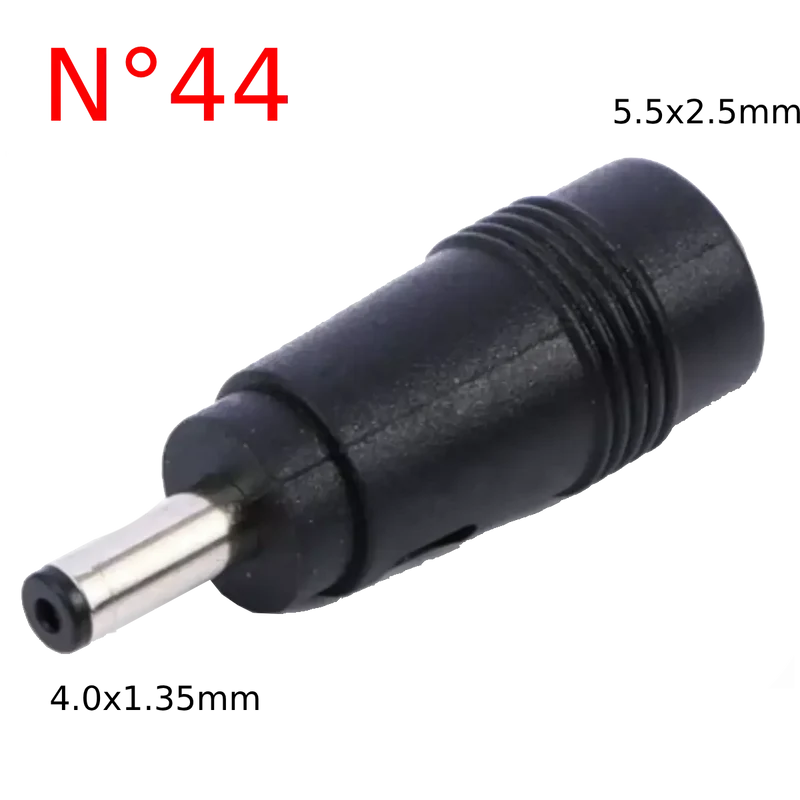 Convertisseur de fiches d'adaptation Input 5.5x2.1mm