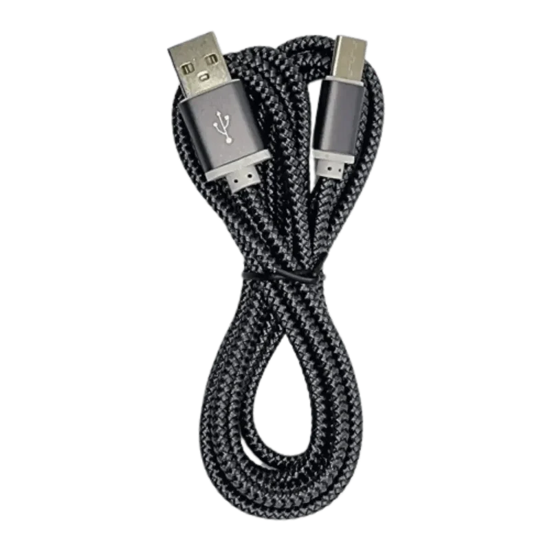 Câble USB-A de 1m de Chargement avec Fiche USB-C Longue
