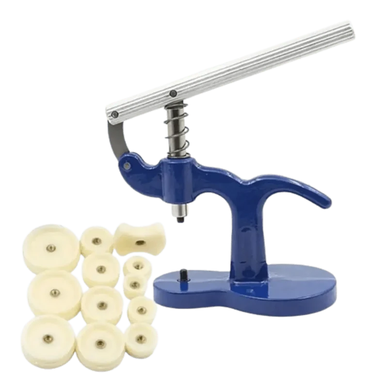 Presse boîtier montre kit 12 pièces outil horloger fermeture montre
