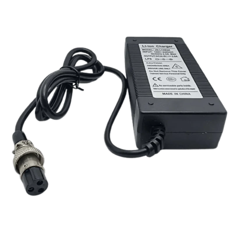 Chargeur 54.6v 2A Li-ion XLR 3 Pins écrou
