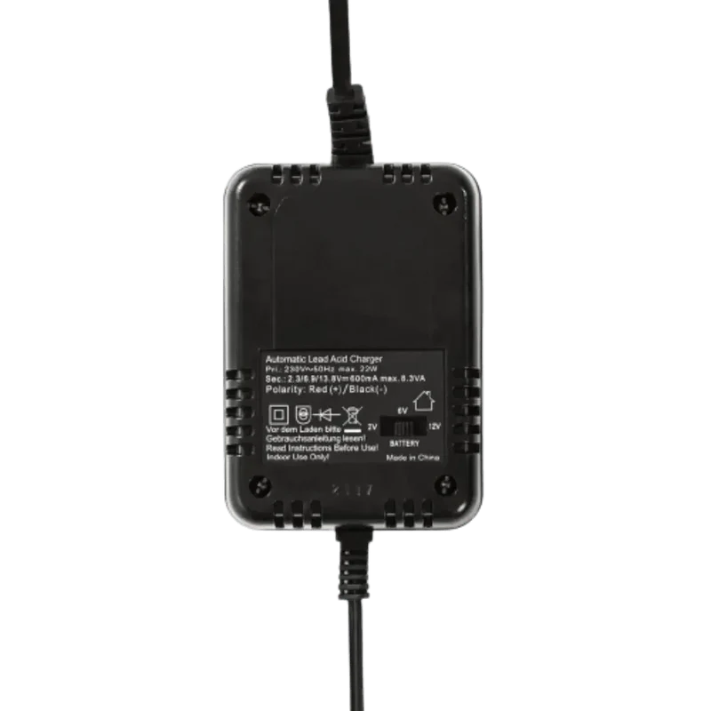 Chargeur de Batterie au Plomb AGM 2v, 6v, 12v 600mA