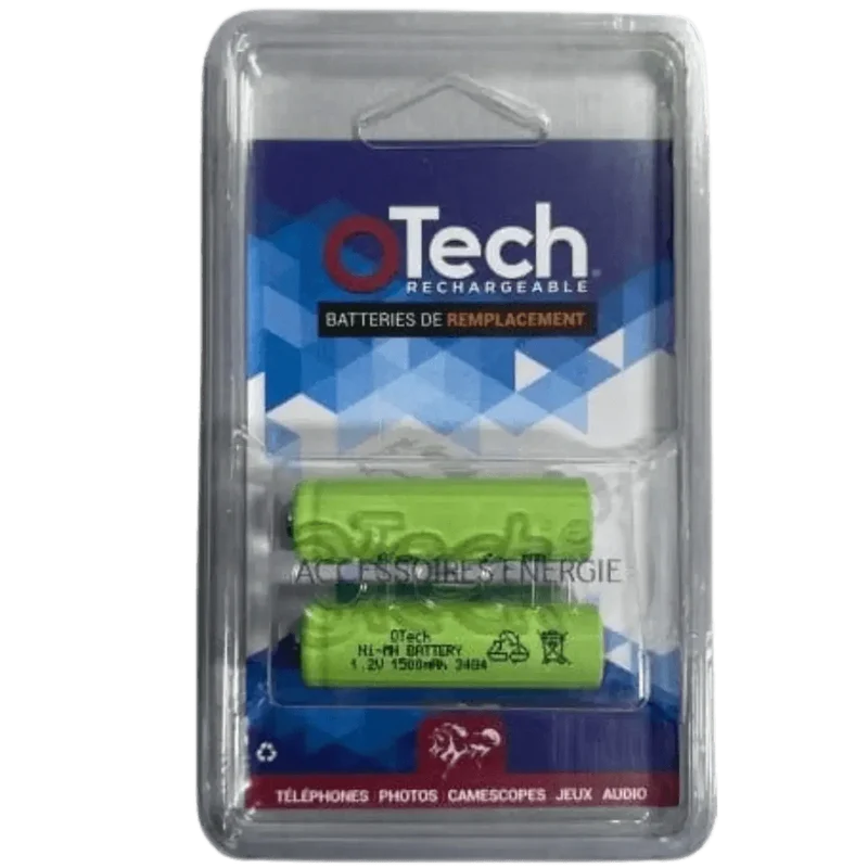 Pack de 2 Batteries AA pour TSF Siemens, Panasonic