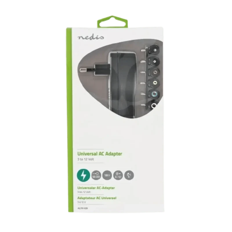 Adaptateur Secteur Universel AC/DC Sortie 3-12V 2000mA