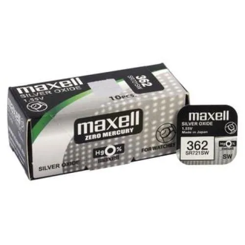Piles Bouton Montre Oxyde d’Argent 1.55V SR315 à SR399 – Maxell / Varta