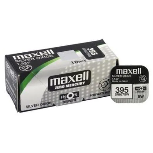 Piles Bouton Montre Oxyde d’Argent 1.55V SR315 à SR399 – Maxell / Varta