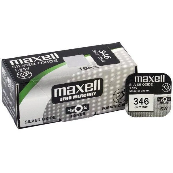 Piles Bouton Montre Oxyde d’Argent 1.55V SR315 à SR399 – Maxell / Varta