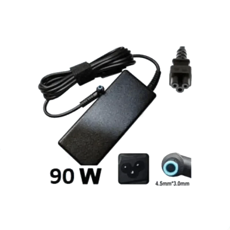 Chargeur pour PC HP 19.5V 4.62A - Fiche Bleu 4.5x3.0mm