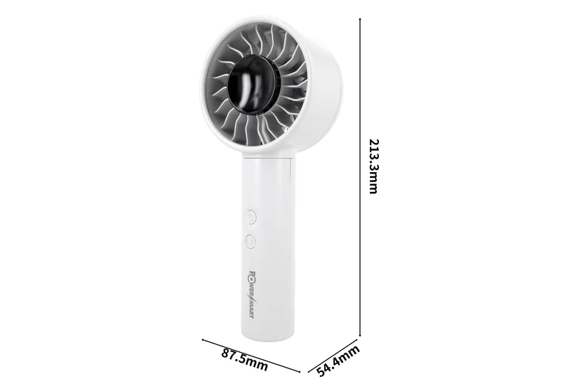 Handventilator mit Oszillationsfunktion | 4500mAh & 6-Gang Smart Display
