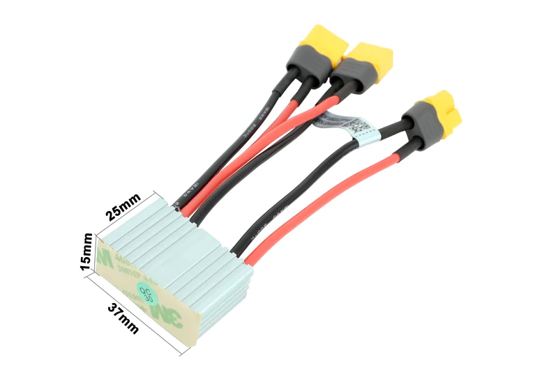 24V/36V/48V 25A Doppelbatterie Parallelmodul Adapter: XT60 Intelligenter Schalt-Balancer für E-Bikes