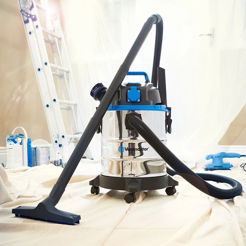 Vacmaster Multi 20 PTO Stainless Steel Bag Kit | Wet & Dry Vacuum Cleaner-with Spare Dust Bags X 5