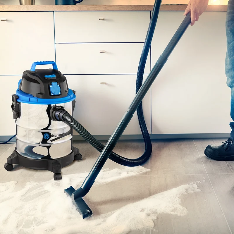 Vacmaster Multi 20 PTO Stainless Steel Bag Kit | Wet & Dry Vacuum Cleaner-with Spare Dust Bags X 5