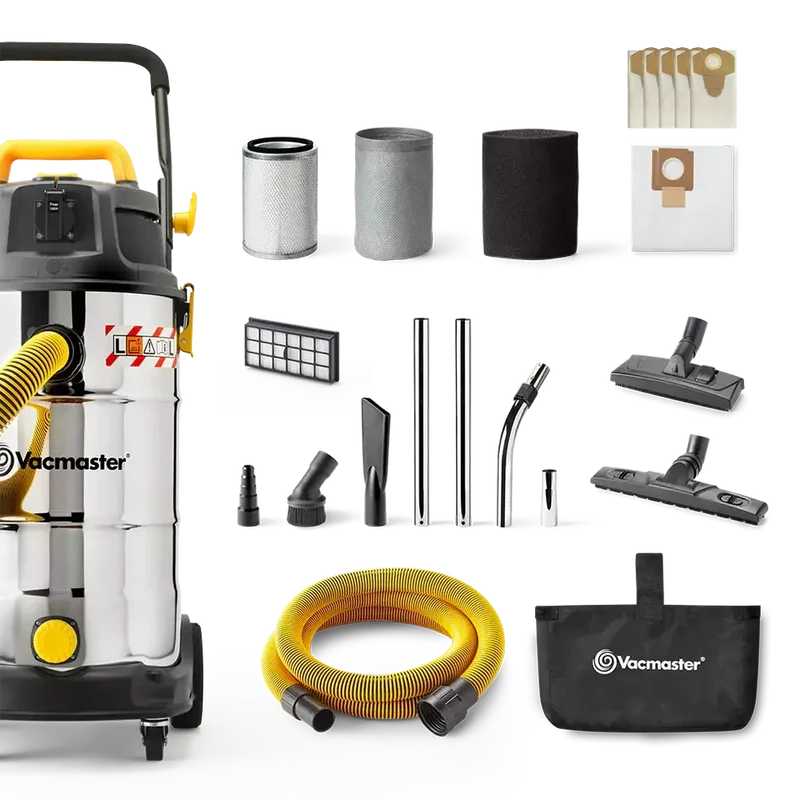 Vacmaster WD L38 Bag Kit |240V Dust Extractor-with Spare Dust Bags X 5