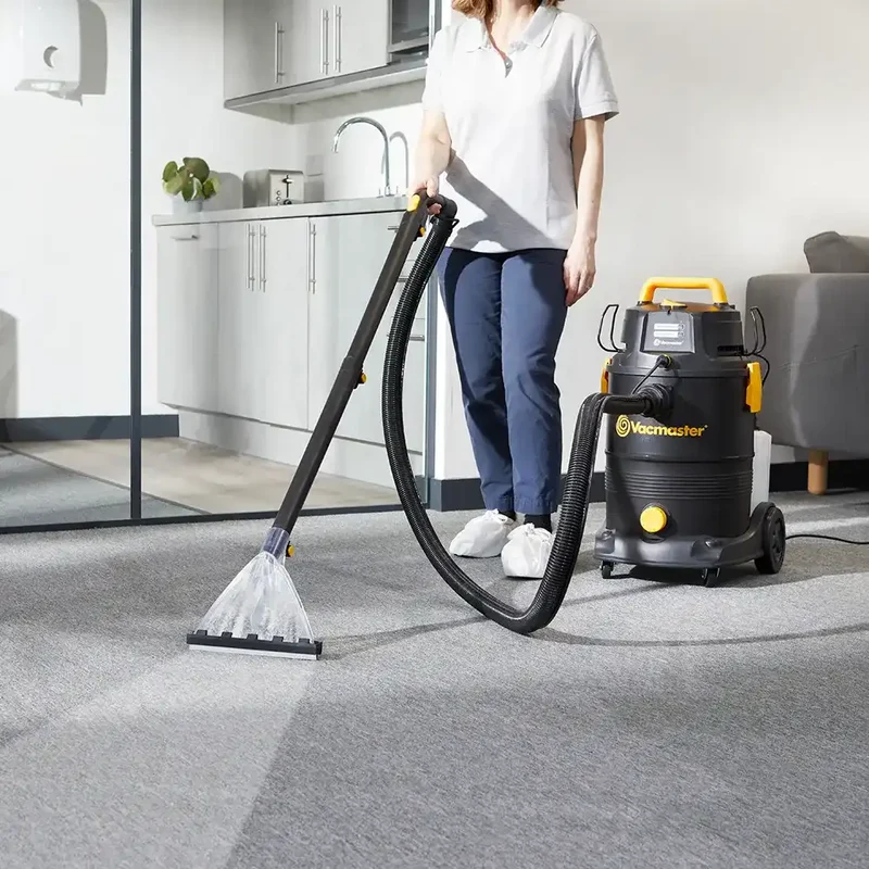 Vacmaster 1300W 30L 3-in-1 Bag Kit | Wet & Dry Vacuum Cleaner and Carpet Shampooer-with Spare Dust Bags X 5