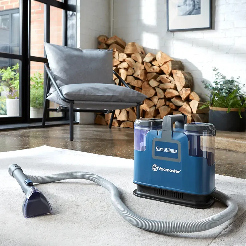 Vacmaster EasyClean Up Clean Kit | Compact Carpet Spot Cleaner-with Spare Carpet Shampoo