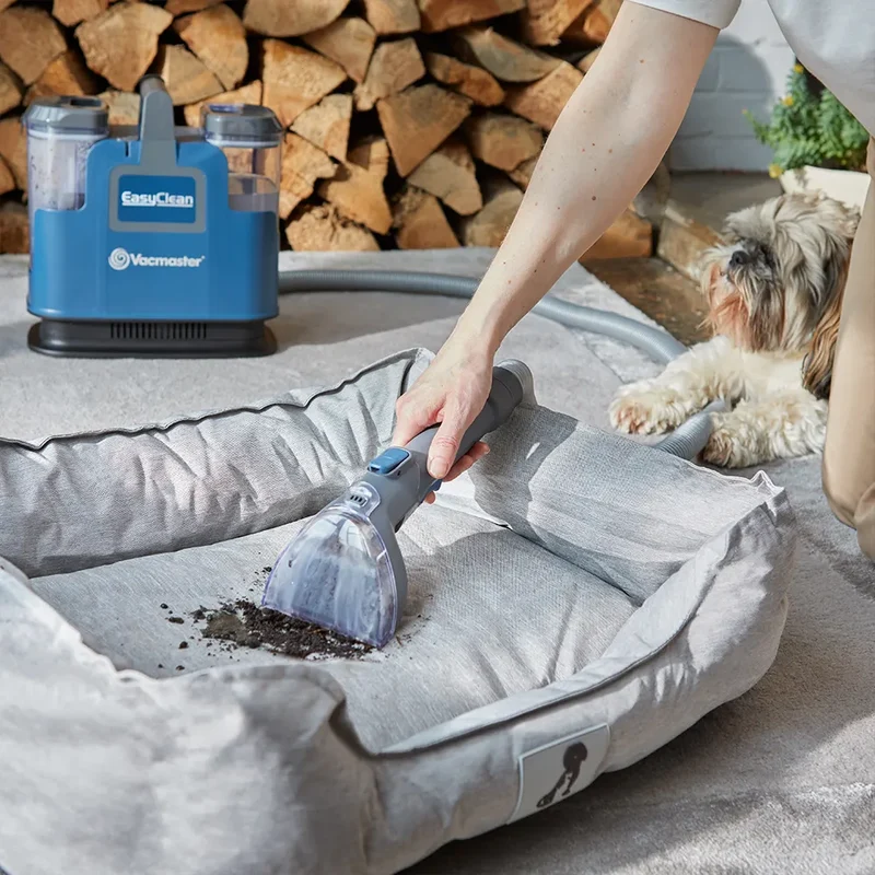 Vacmaster EasyClean Up Clean Kit | Compact Carpet Spot Cleaner-with Spare Carpet Shampoo
