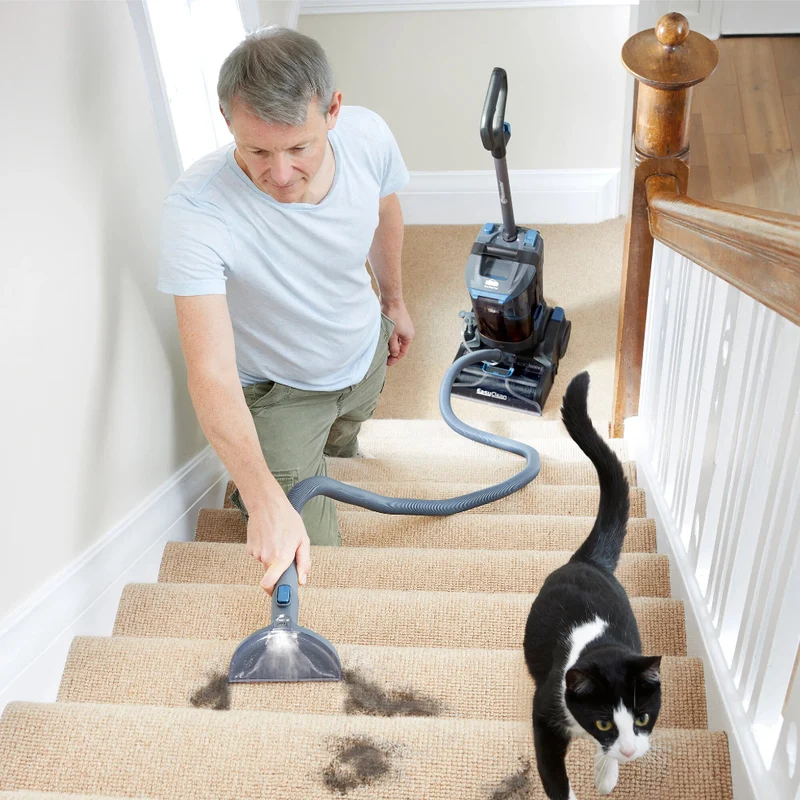 Vacmaster CA0701EU EasyClean Home Clean Kit | Mop Carpet Cleaner-with Spare Carpet Shampoo
