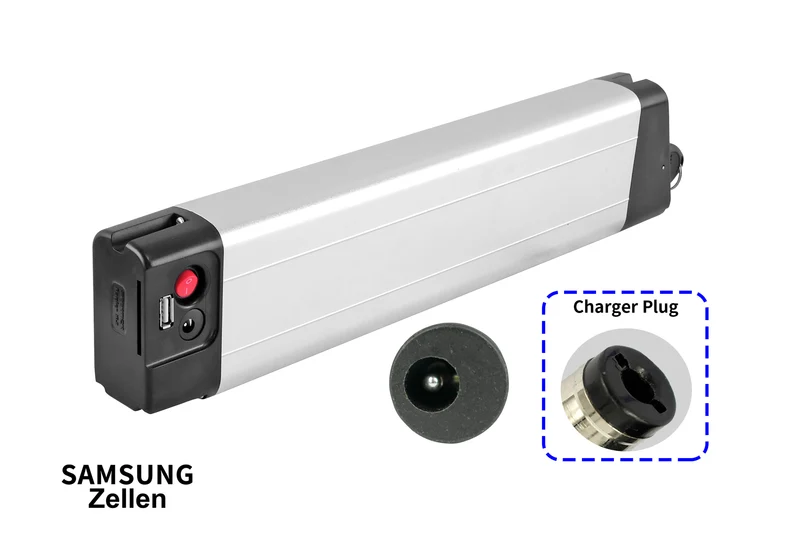 36V 10,5Ah/378Wh Li-Ion eBike-Akku, Ersatz für Feu Vert Soho