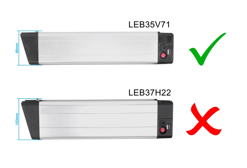 36V 10,5Ah/378Wh Li-Ion eBike-Akku, Ersatz für Feu Vert Soho