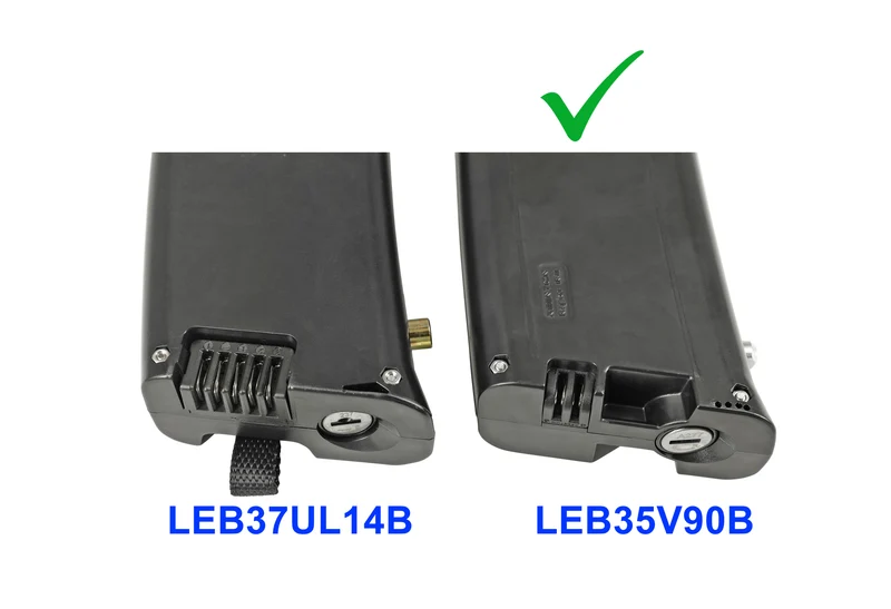 2-poliger Entladeanschluss, Elektrofahrradakku Li-Ion 36 V – 10,5 Ah/378 Wh, Ersatz für E-Faltrad EF1 EF2 EF3
