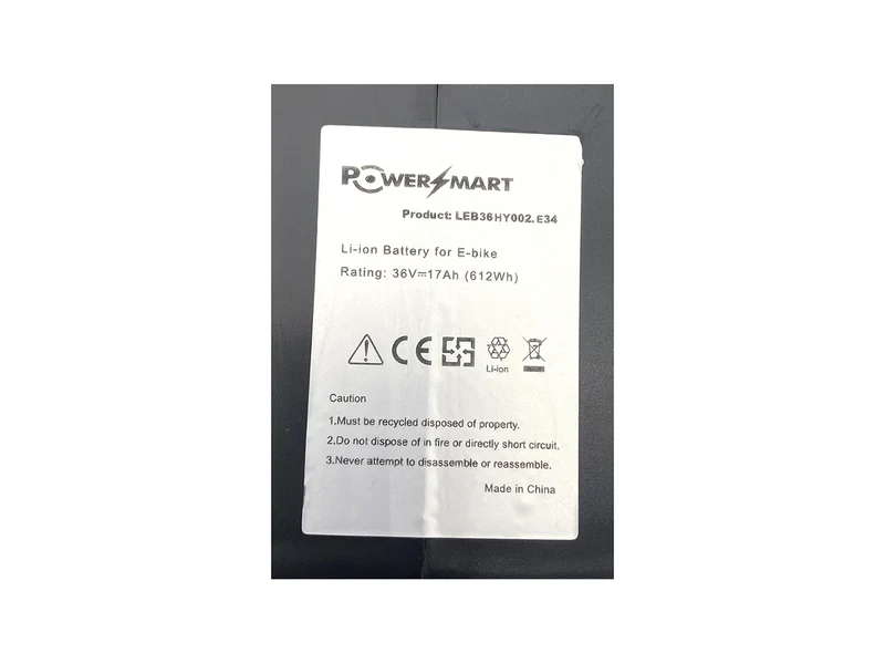 36V 17Ah Li-Ionen-Akku für E-Bike mit 4-poligem XLR-Ladeanschluss, Ersatz für Gazelle Impulse C8, Impulse EM C7, Impulse EM C7+, Impulse EM C8