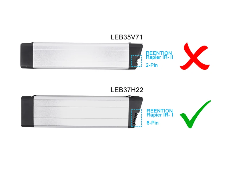 Elektrofahrradakku Li-Ion 36V - 14Ah/504Wh, Ersatz für den internen Akku Apache Power I1
