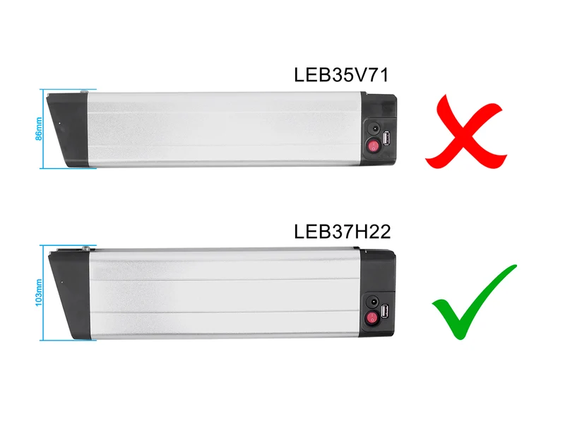 Elektrofahrradakku Li-Ion 36V - 14Ah/504Wh, Ersatz für den internen Akku Apache Power I1
