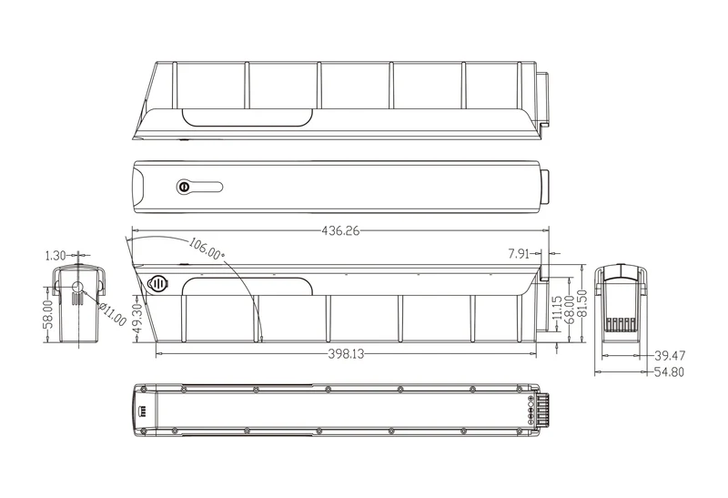 Protanium KLC96CB04B Ersatzakku 36V 14Ah | Passend für Witt E-SUMO & E1200