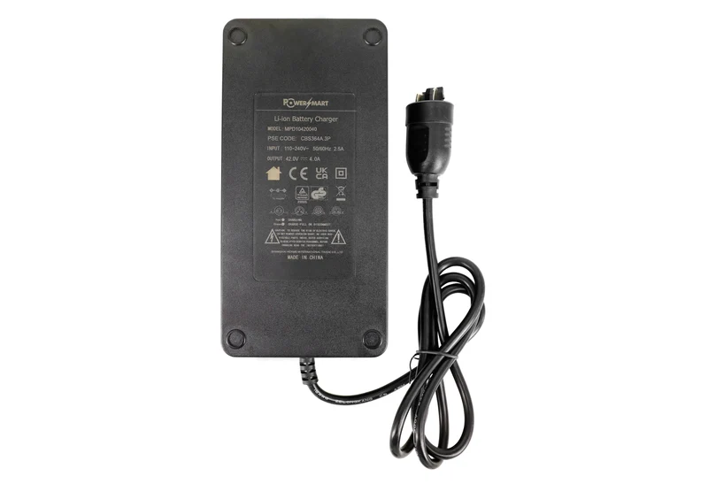 42V 4A Schnellladegerät für Bosch Active & Performance Line | Passend für 36V-Batterien (ovaler Stecker)