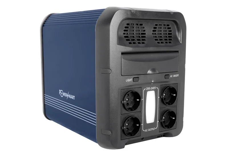 Tragbare 1200-W-Powerstation mit 1152-Wh-LiFePO4-Akku für Camping und Outdoor-Aktivitäten, mit USV-Funktion, Solargenerator für Notstromversorgung