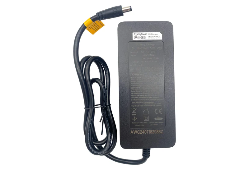 42V 4A GaN-Ladegerät für 36V Li-Ion-E-Bike-Akkus, DC 5,5*2,1mm Stecker