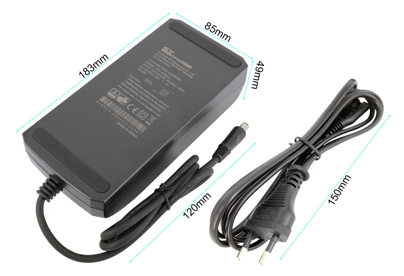 36 V (42 V) 4 A Ladegerät Modell STC-8155LC geeignet für Akkus des Typs ZZ131/ZZ234/ZZ234, mit Rundstecker (7,4/5 mm) für AEG SideClick Akkus