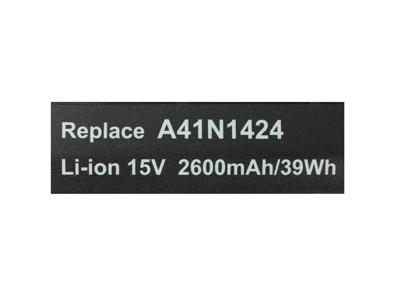 15,0V 2600mAh A41N1424 Laptop-Akku für ASUS ROG GL552, GL552VW, ZX50, FX-PLUS Serie