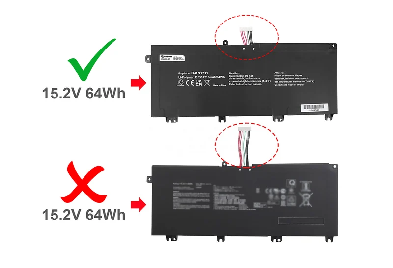15,2V 4210mAh B41N1711 Interner Laptop-Akku für ASUS TUF Gaming FX705, FX705DT, FX705DU, FX705GD Serie