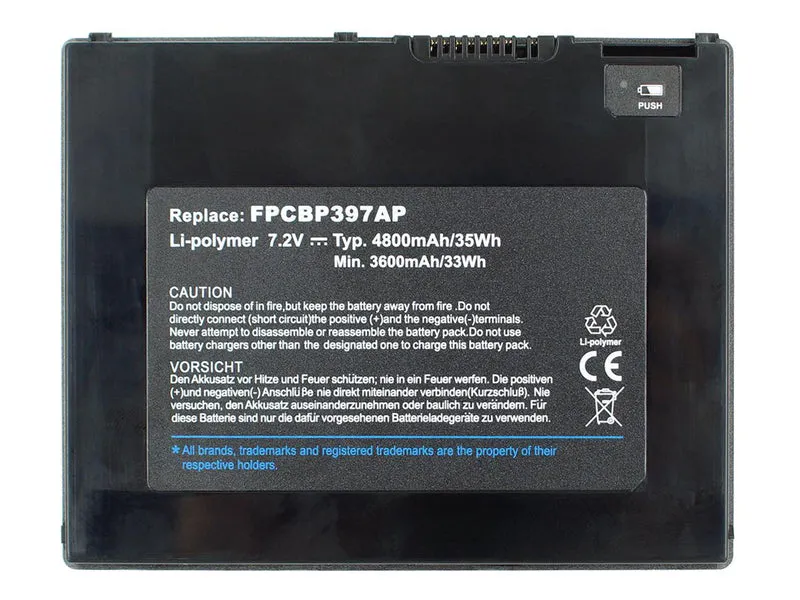 Ersatz für FUJITSU Stylistic Q572, Stylistic Q572-W7D-001, Stylistic Q572-W8-001, Stylistic Q572/G Laptop-Akku