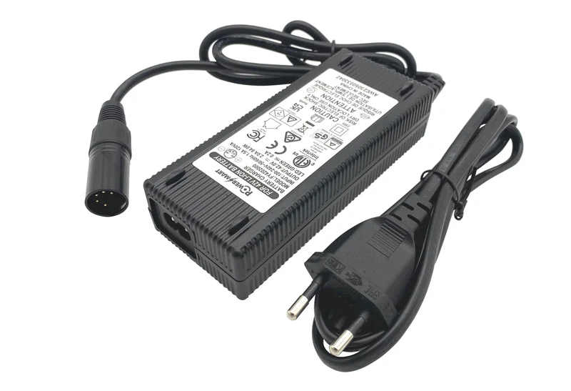 TranzX Ladegerät 36V (42,0V/2,0A) von POWERSMART - XLR 5-polig