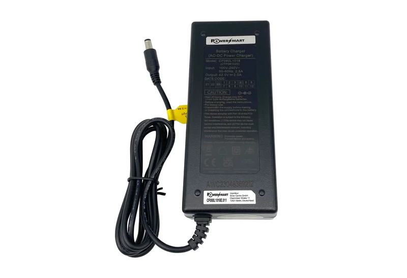 Hochwertiges E-Bike Ladegerät 36V 2,0A für Akkus von Phylion (2 Pin) (DC 5,5×2,5mm)