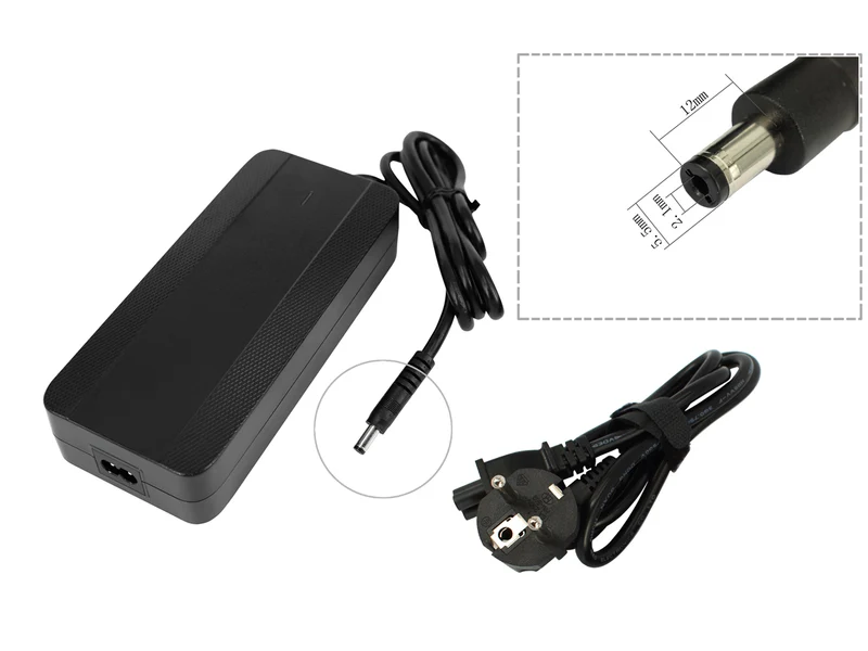 Hochwertiges E-Bike Ladegerät 36V 4A für Akkus von Telefunken, Phylion, Trio, TNLi uvm. (DC 5,5x2,1mm)