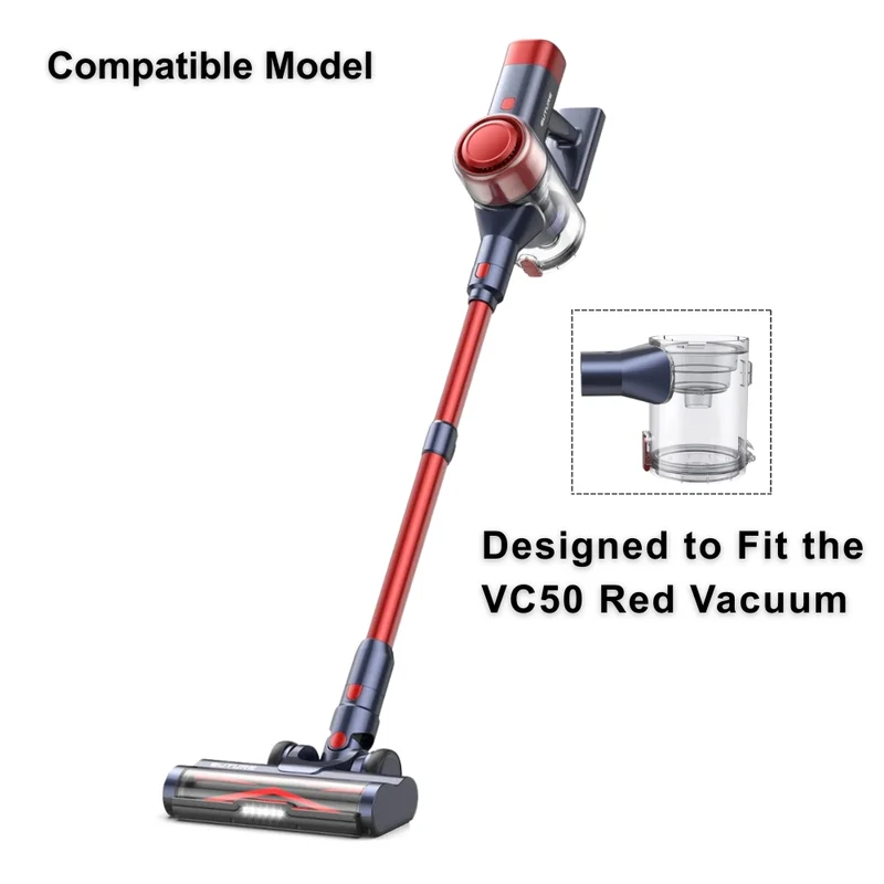 Buture Dust Cup for VC50 Red Vacuum