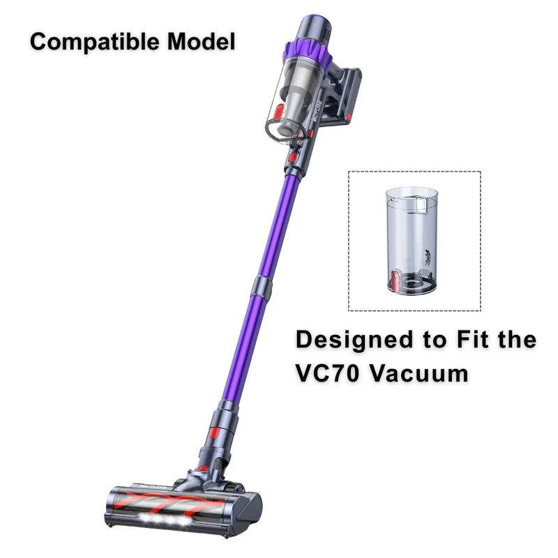 Buture Dust Cup for VC70 Vacuum