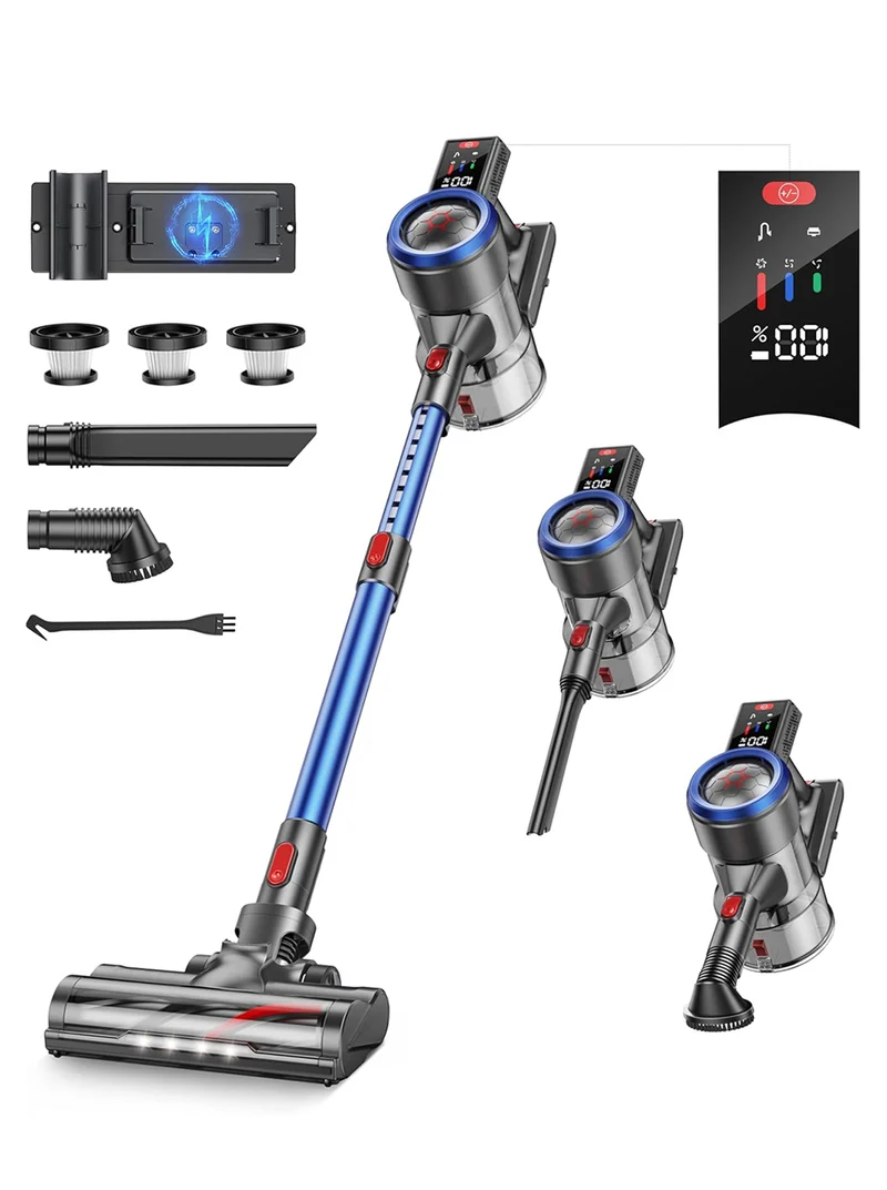 Buture JR700 Blue Cordless Vacuum | 550W 45KPA