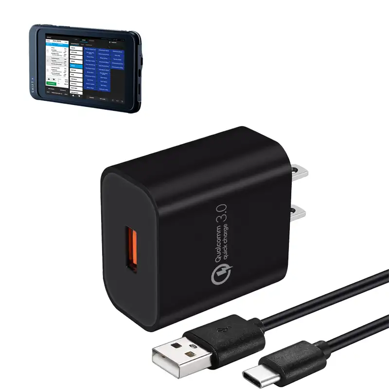 Chargeur mural et câble USB-C pour terminal de paiement Shift4