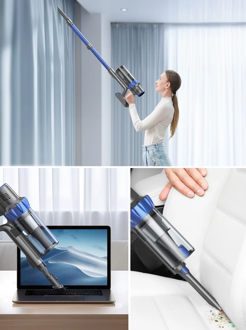 Vacuum Bundle: Buture BP10 Vacuum + 2 Batteries + 9 HEPA Filters