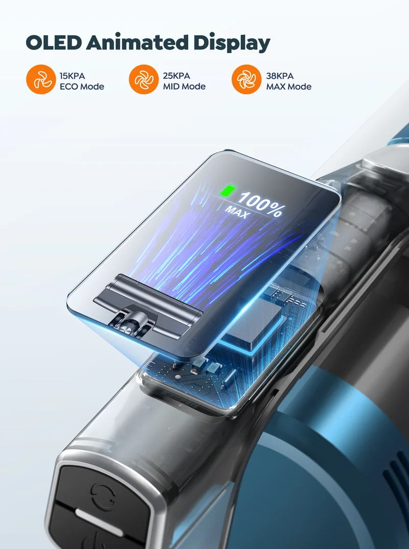 Buture VC60 Cordless Vacuum | 450W 38KPA
