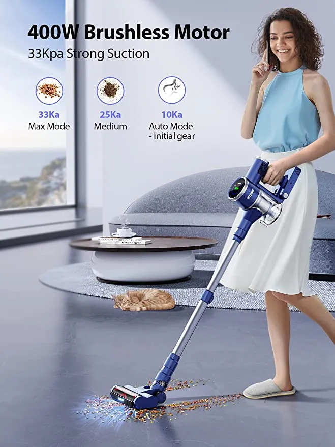Buture JR600 Cordless Vacuum Cleaner | 400W 33KPA
