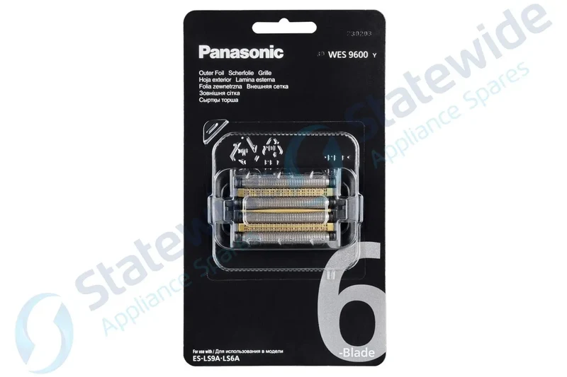 PANASONIC Electric SHAVER Outer FOIL (QTY 6)-ES-LS9A-Genuine