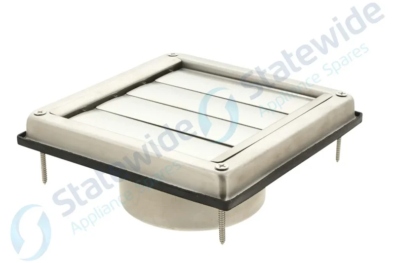MAYTAG Dryer 100mm GRAVITY LOUVRE Wall Vent (Stainless Steel)-Genuine