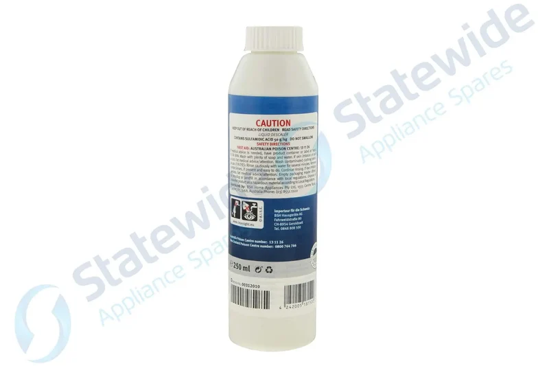 Bosch Steam Oven/Coffee Machine Descaling Liquid Solution (250mL)