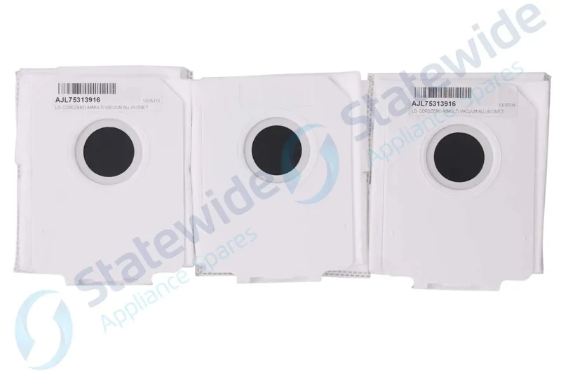 LG Cordzero A9MULTI Vacuum All-In One Tower Dust Bags (Qty 3)-Genuine