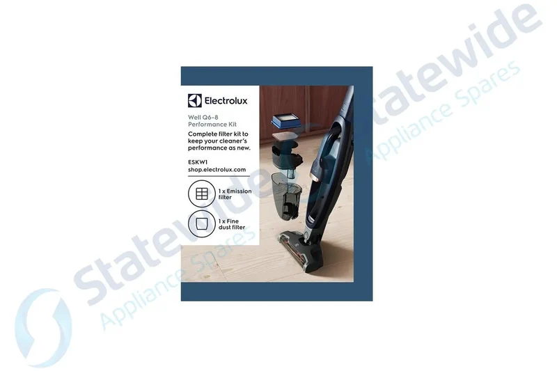 ELECTROLUX WELLQ6-8 PERFORMANCE Vacuum Filter Kit-Genuine