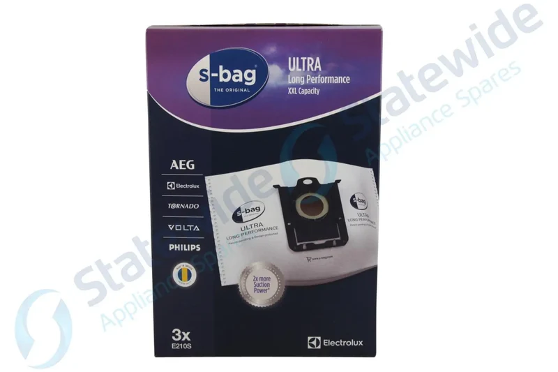 ELECTROLUX S-BAG ULTRA LONG PERFORM. Vacuum BAGS (3 Pack)-Genuine